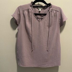 Como Blu large lavender blouse